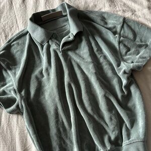 Essentials Fear of God Kids Green Polo Shirt